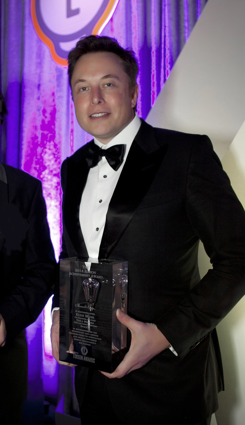 Elon Musk at the 2014 Edison Awards