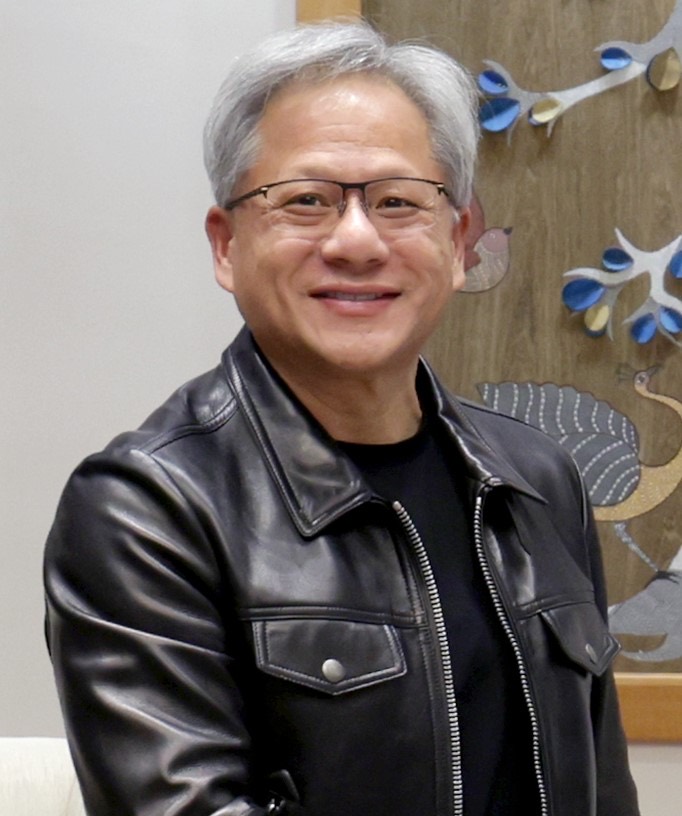 Jensen Huang portrait, 2023