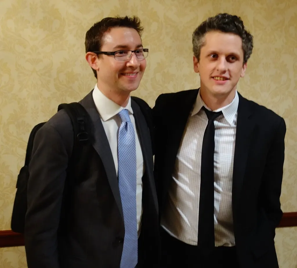 The Box IPO Road Show , Congrats to co‑founders Dylan Smith and Aaron Levie on today’s IPO! (Flickr via Openverse, License: 2.0, credit: jurvetson)