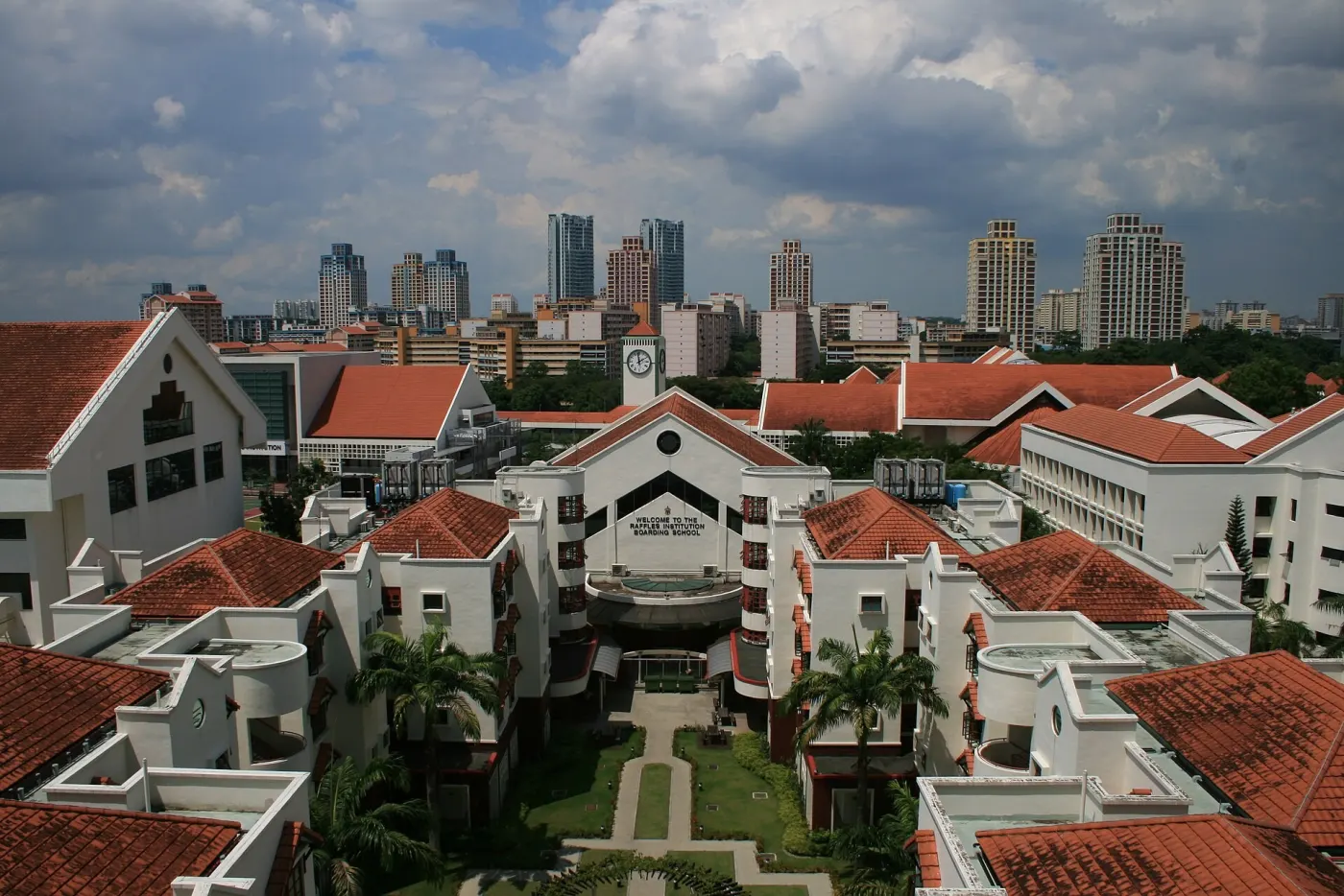 Raffles Institution in Singapore, where Andrew went to school (Wikimedia Commons, credit needed)
