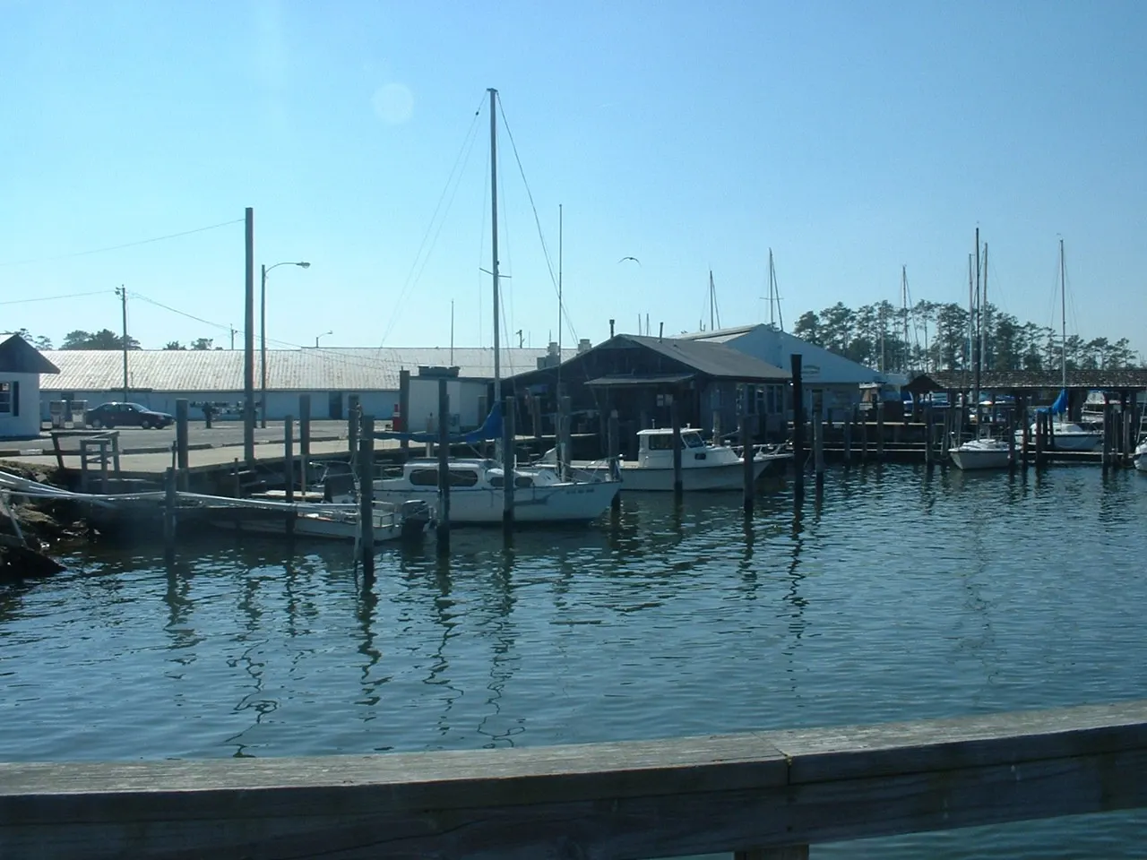 The waterfront in Poquoson, Virginia, where Baiju grew up (Wikimedia Commons, credit needed)