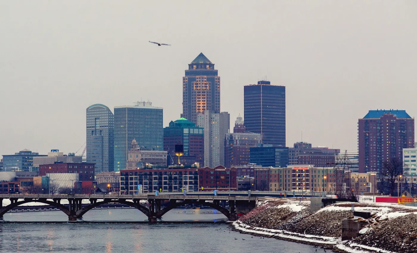 Des Moines city context for childhood
