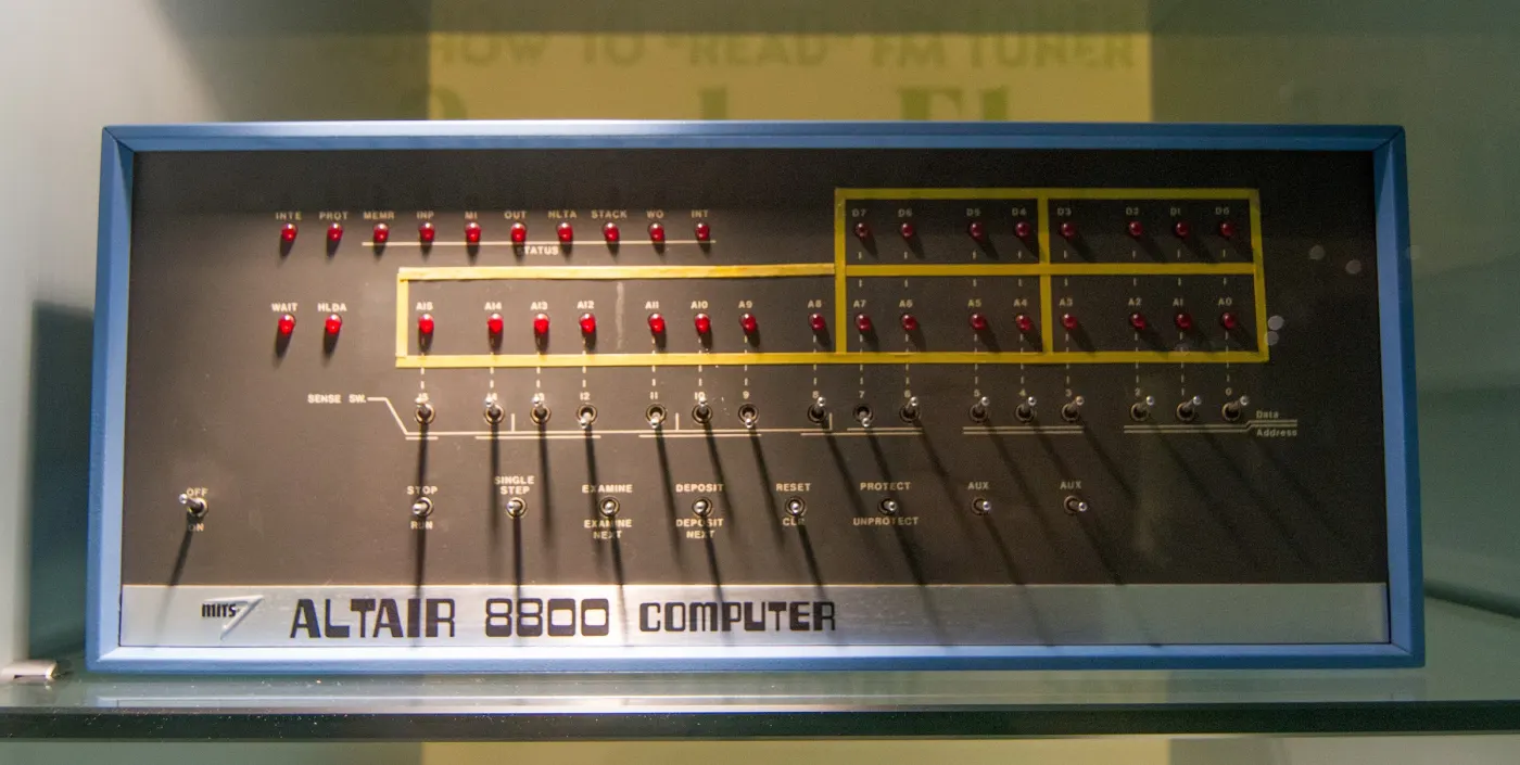 Altair 8800 microcomputer