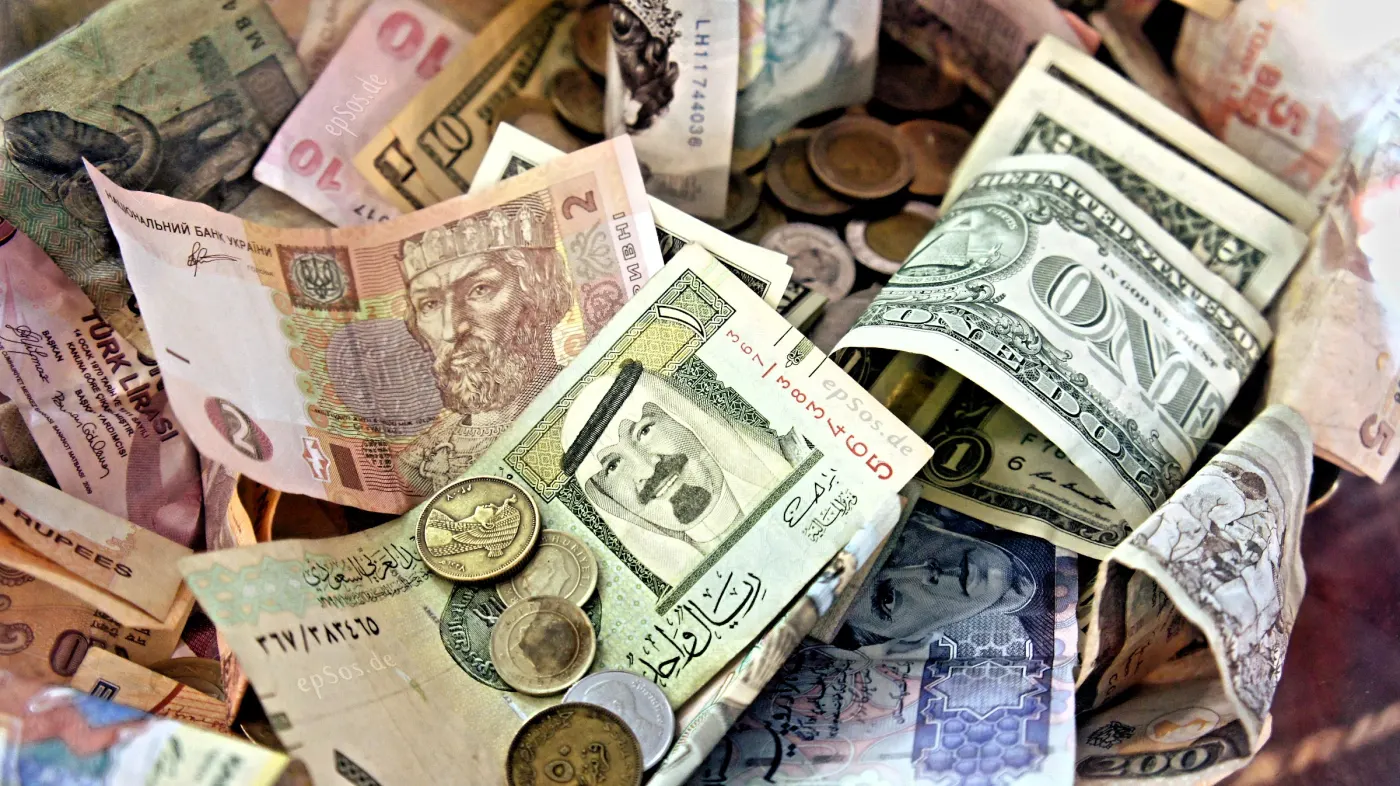 Global finance imagery