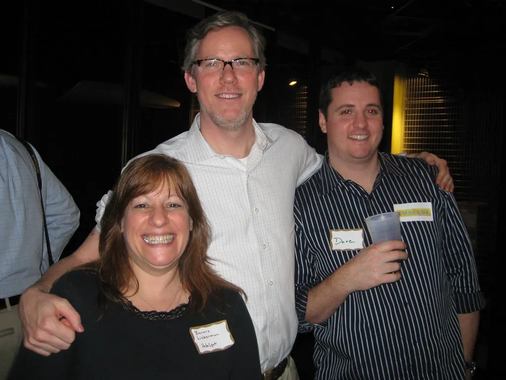 Brian Halligan with Bonnie Lieberman and David Ford at the 1K Celebration (Flickr via Openverse, by-nc-sa 2.0, credit: HubSpot)