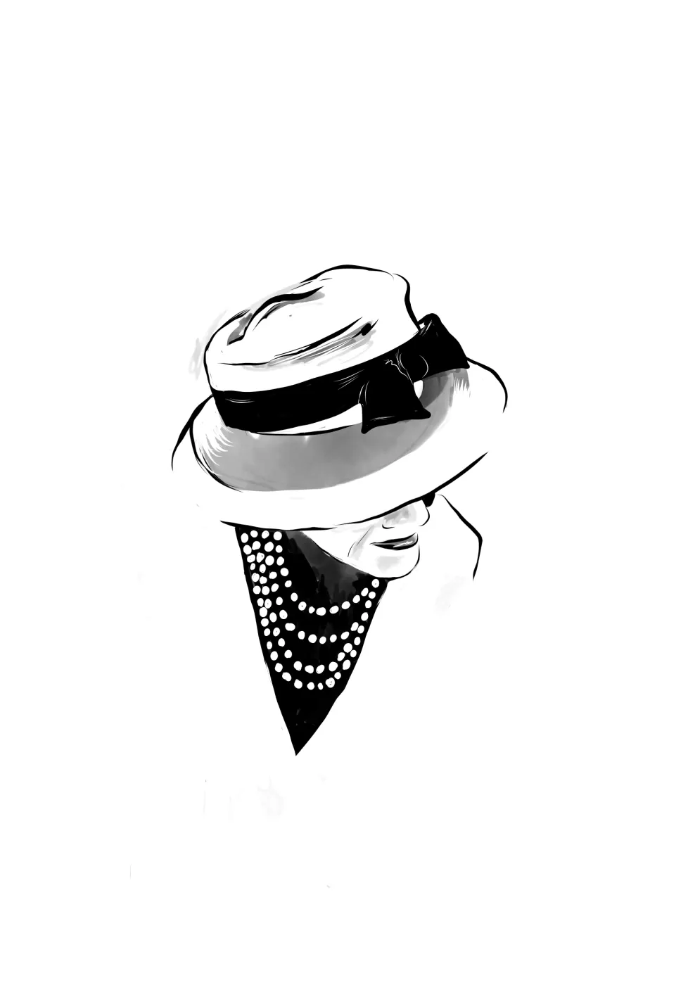 Coco Chanel portrait