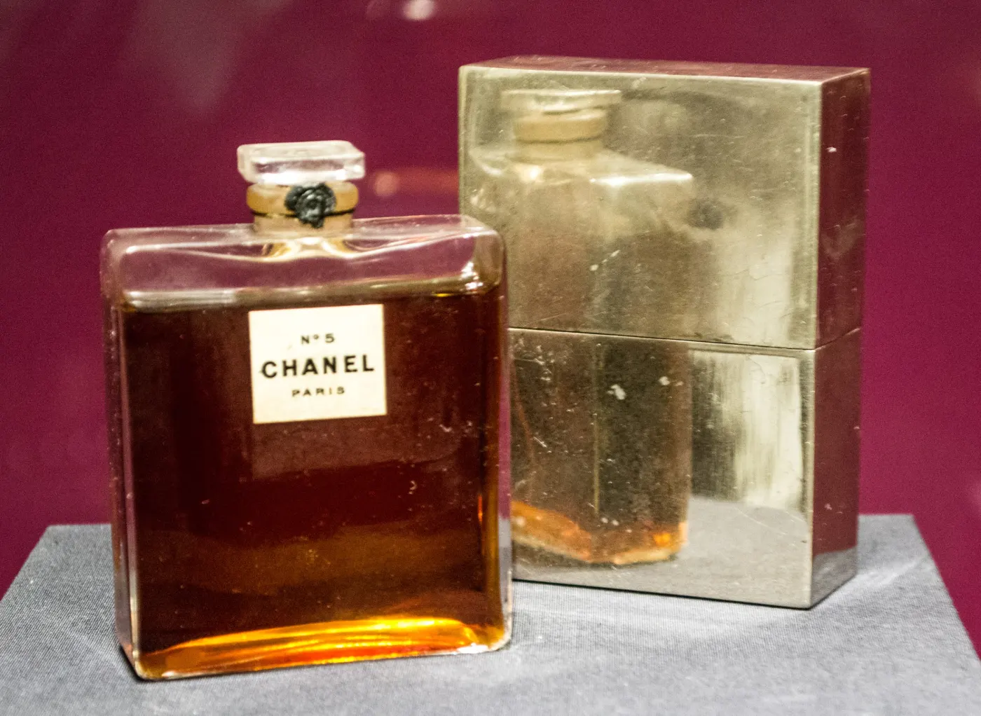 Chanel No. 5 bottle detail