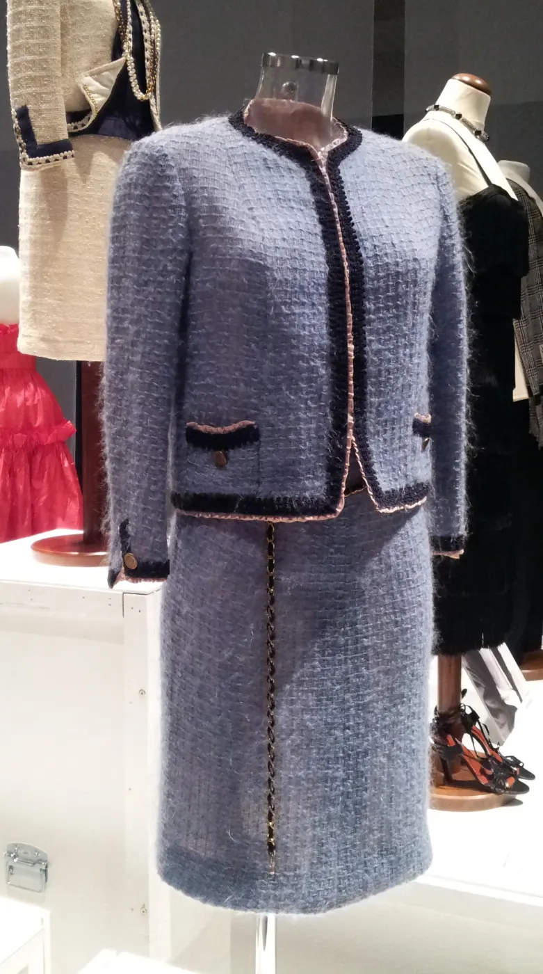 Purple Chanel suit 1965