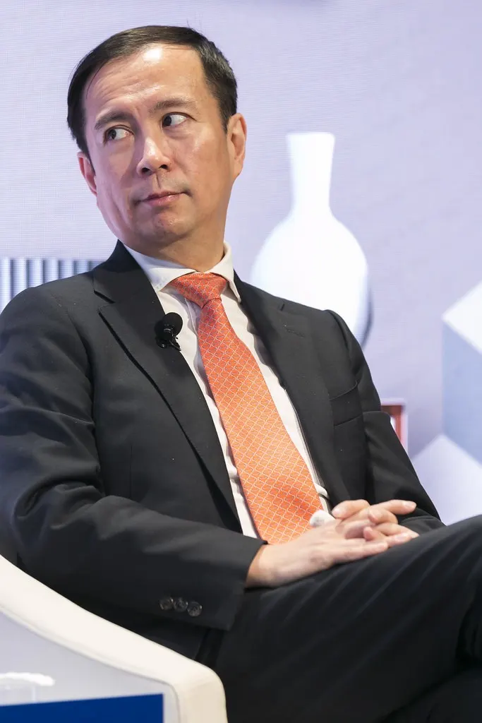 Daniel Zhang speaking at the World Economic Forum on digital trust and transformation (Flickr via Openverse, by-nc-sa 2.0, World Economic Forum)