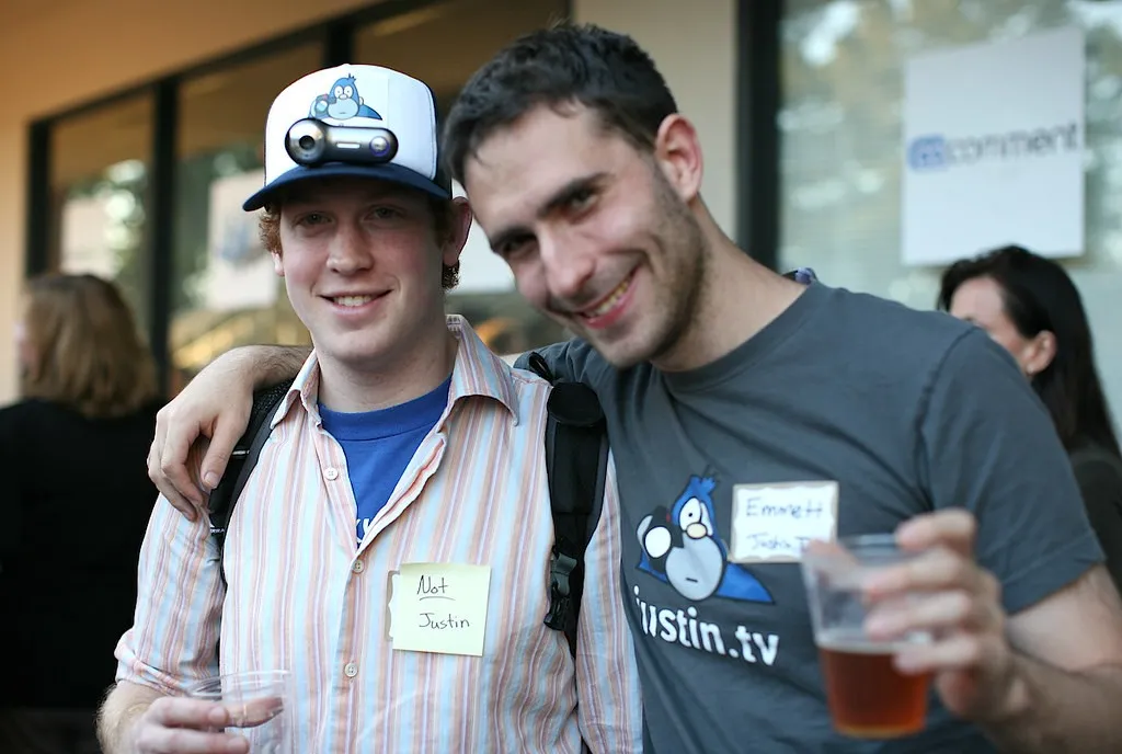 Emmett Shear with co‑founder Kyle Vogt. (Flickr via Openverse, by-nc-nd 2.0, Scott Beale)