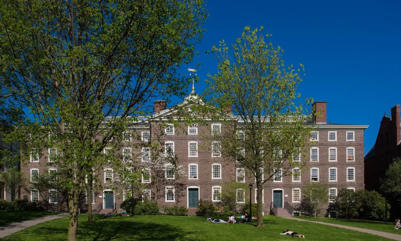 University Hall at Brown University (Wikimedia Commons, credit needed)