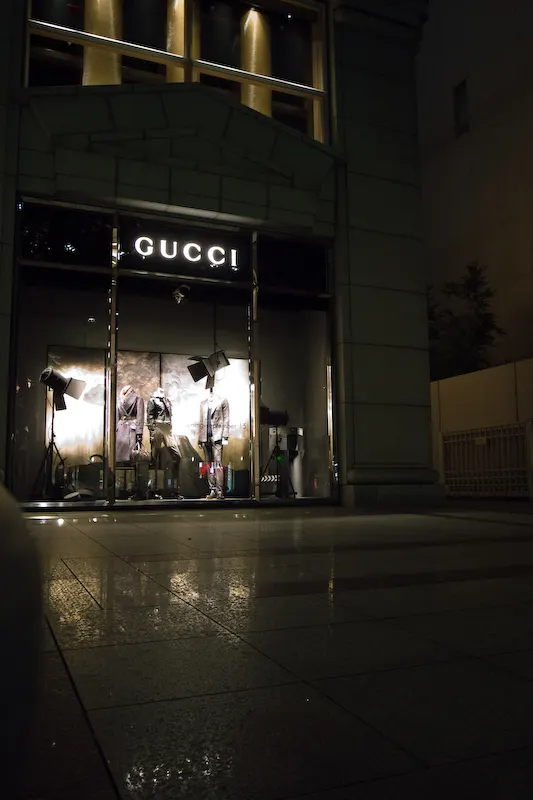 Gucci storefront
