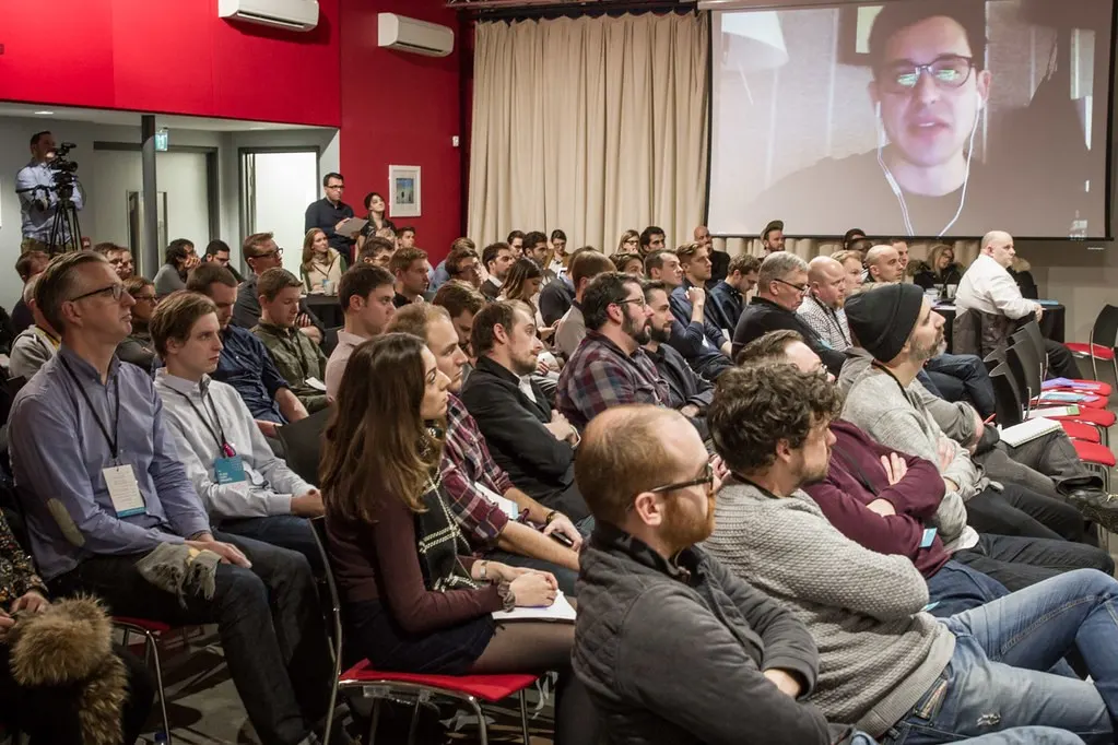 Harley Finkelstein speaking during a live stream (Flickr via Openverse, by-nc-sa 2.0, credit: marc thiele)