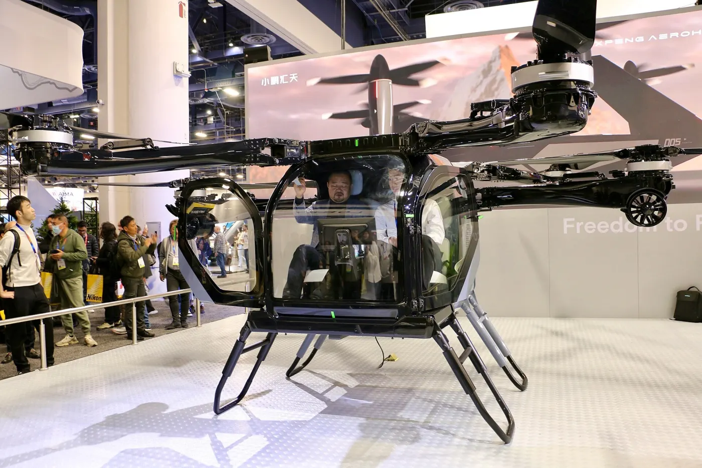 XPeng at CES, 2025 (Wikimedia Commons, credit needed)