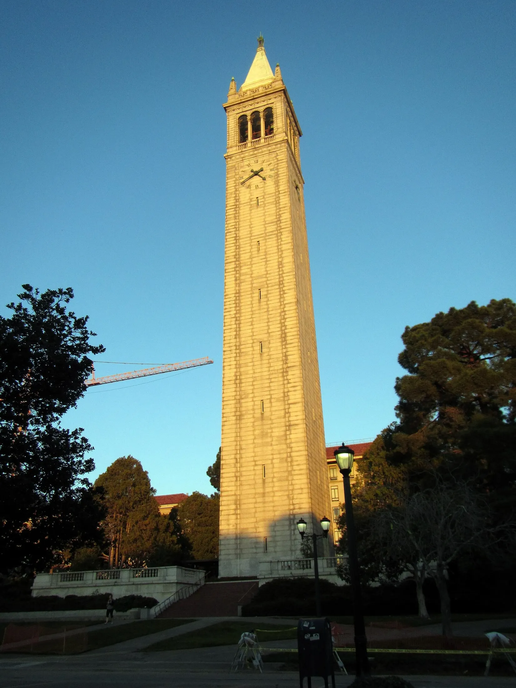 Sather Tower at UC Berkeley, where Ion Stoica has taught since 2000 (Wikimedia Commons, credit needed)