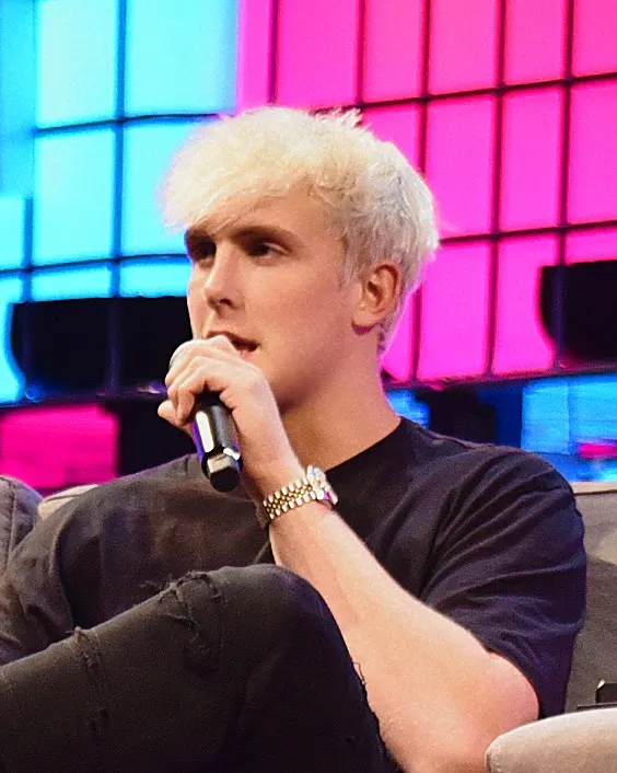 Jake Paul speaking at Web Summit 2016 (Wikimedia Commons, License: see Commons page, credit: unknown)