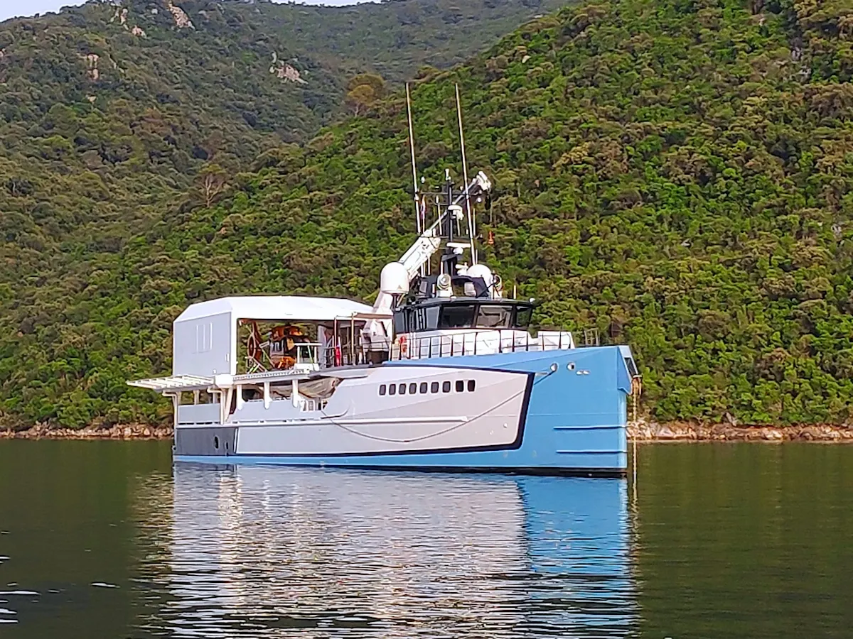 Expedition style yacht / support vessel associated with later wealth