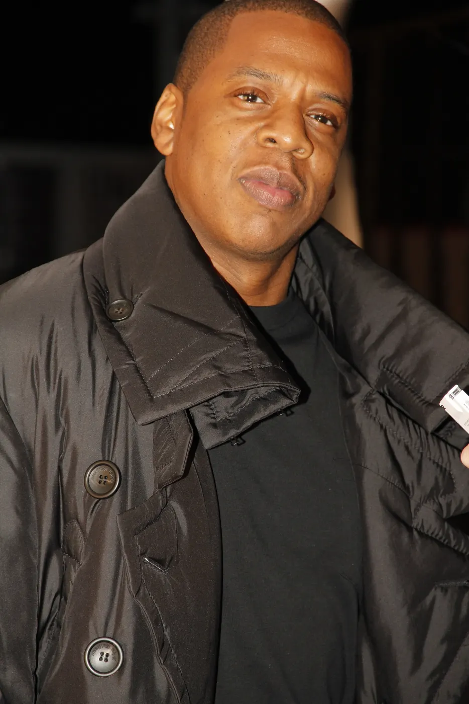 Portrait in a black jacket