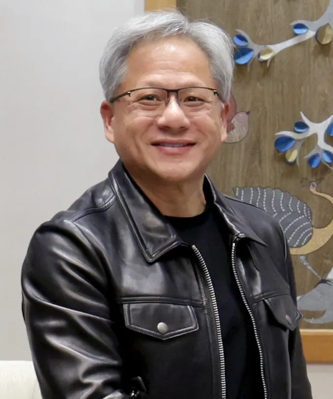 Jensen Huang portrait, 2023