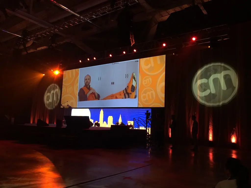 Joe Pulizzi at Content Marketing World 2014 (Flickr via Openverse, by-nc-sa 2.0, aymanvanbregt)
