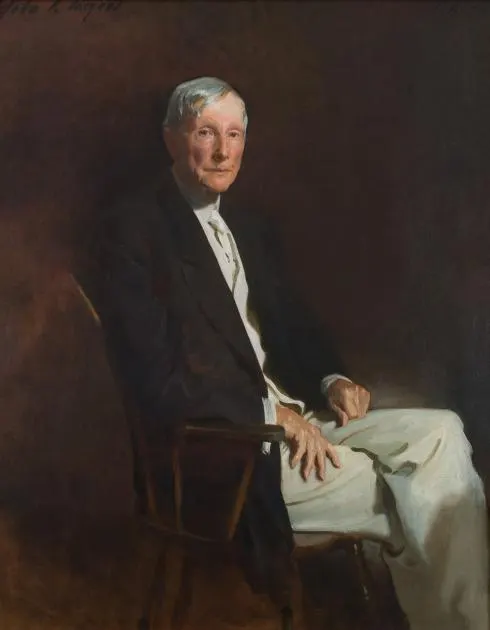 Sargent portrait of Rockefeller