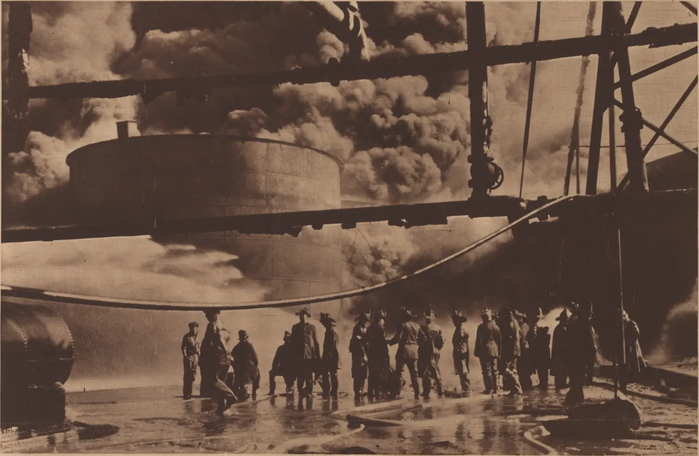 Standard Oil fire at Greenpoint