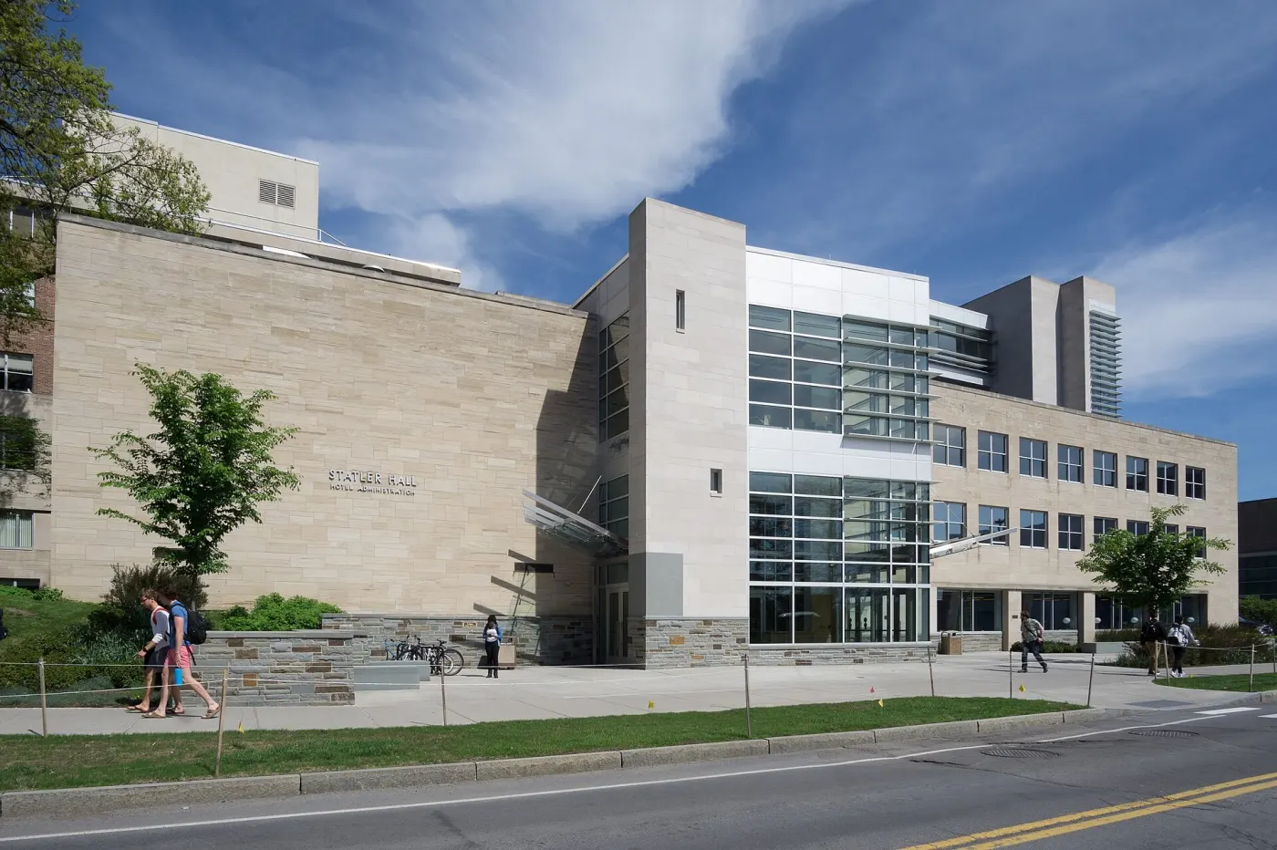 Statler Hall at Cornell University, home of the hotel school where John studied (Wikimedia Commons, CC BY-SA 4.0)