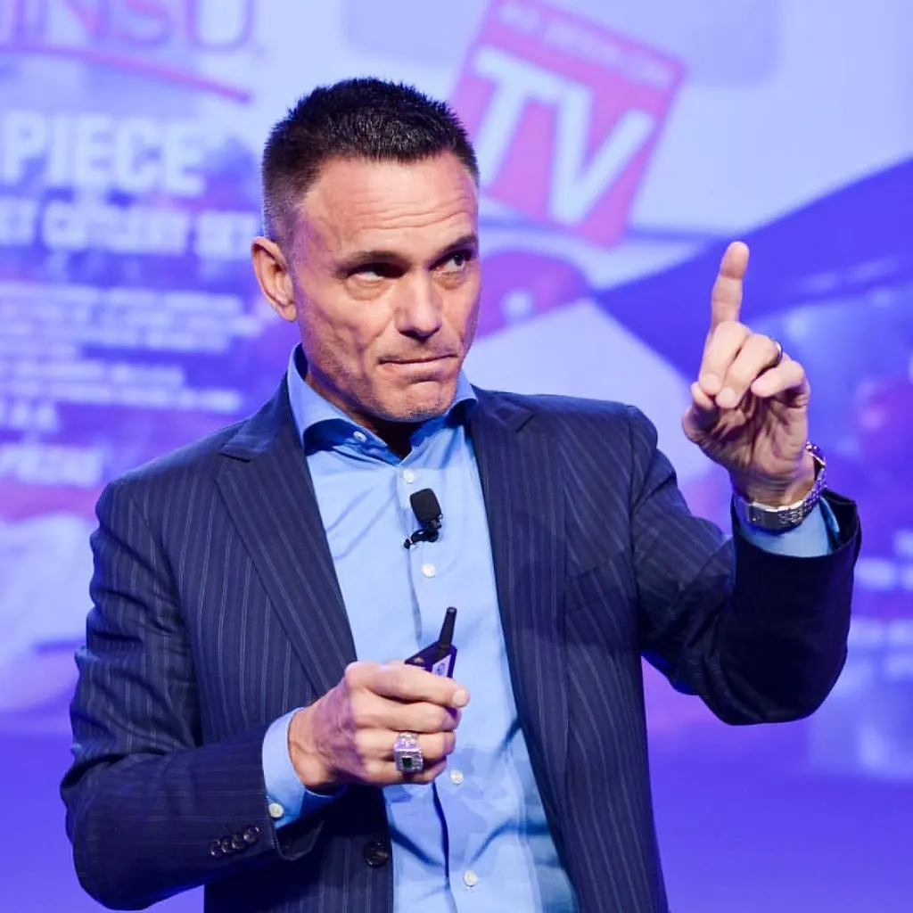 Kevin Harrington speaking at the Traffic and Conversion Summit 2017 in San Diego. (Flickr via Openverse, by-nc-sa 2.0, credit: adrants)