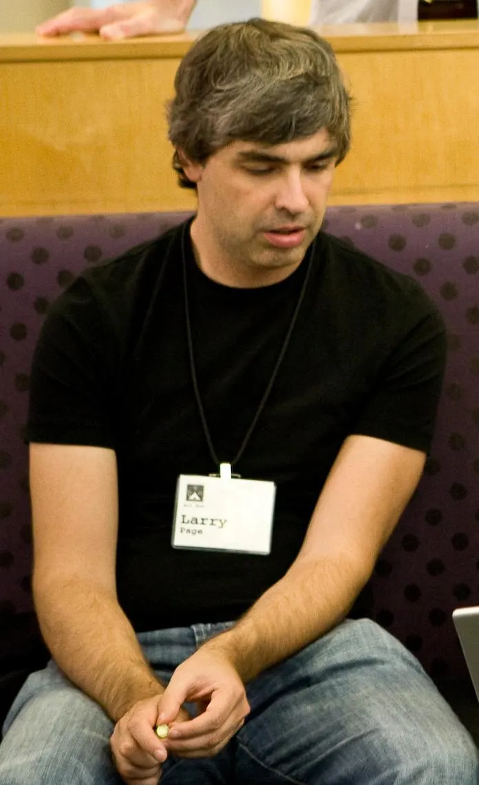 Larry Page during Google's early years