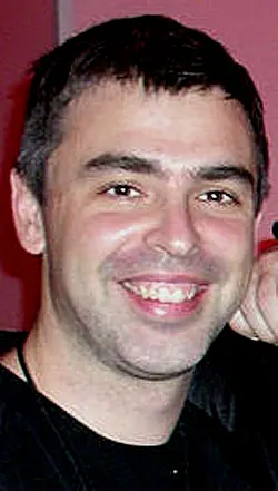 Larry Page laughing at a public event