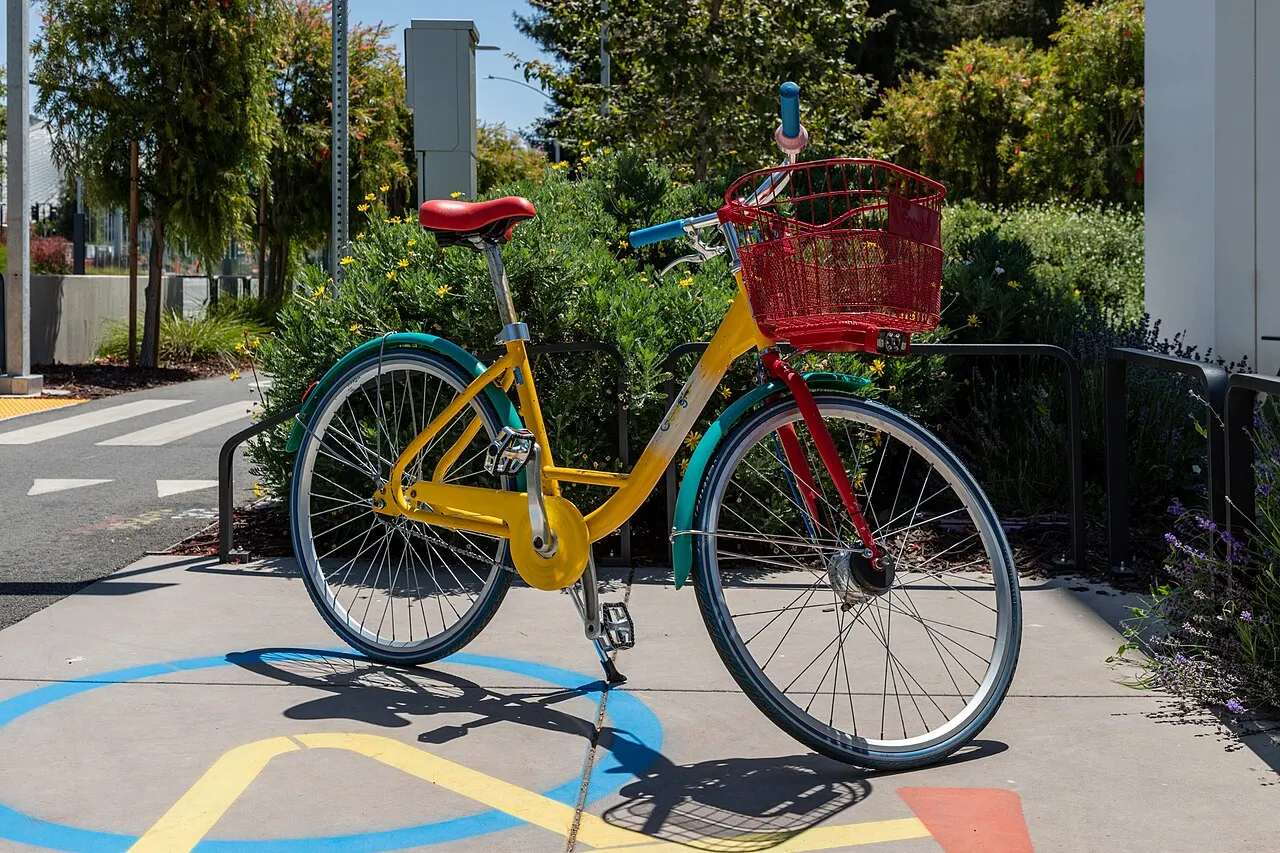 Google bikes at Mountain View campus