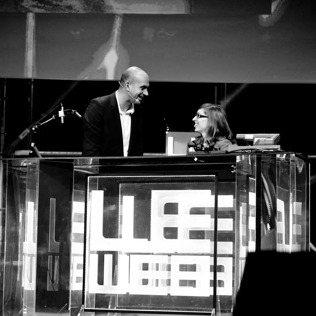 Leah Busque interacting with audience at LeWeb 2011 (Flickr via Openverse, by 2.0)