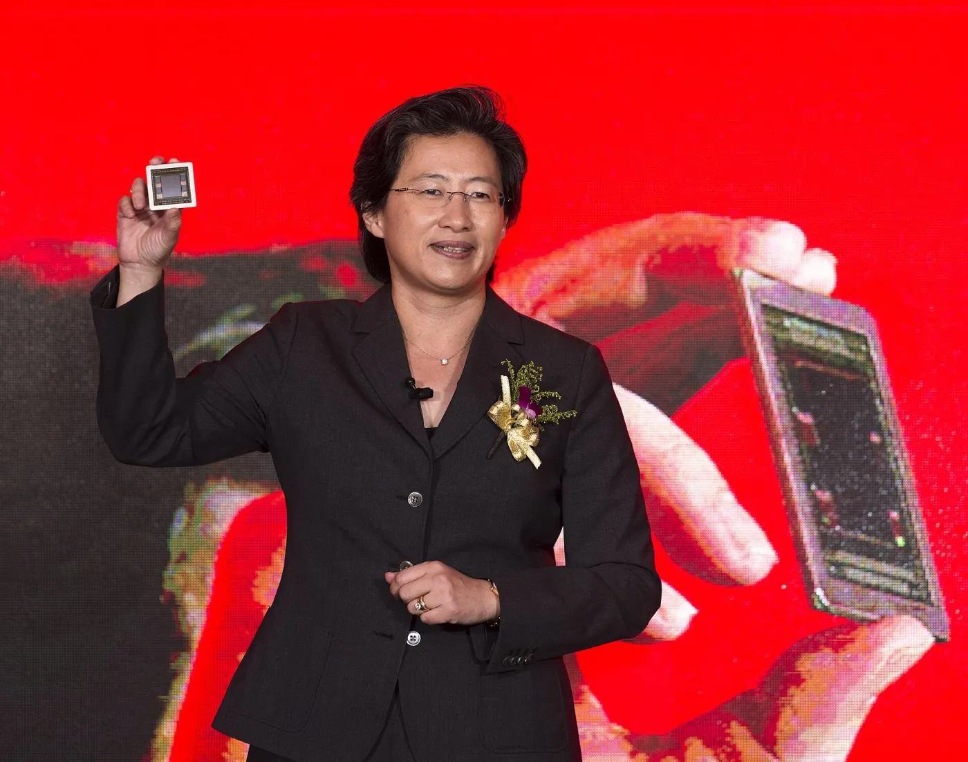 AMD CEO Lisa Su, 2015 (Wikimedia Commons, credit needed)