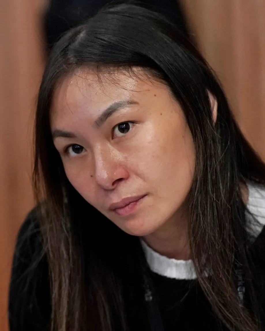 Lucy Guo speaking at the Summit in December 2025 (cropped PNG)
