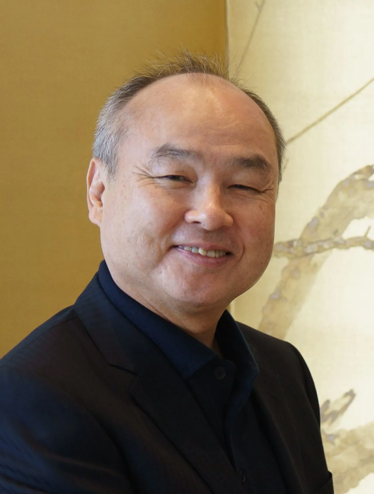 Masayoshi Son smiling portrait