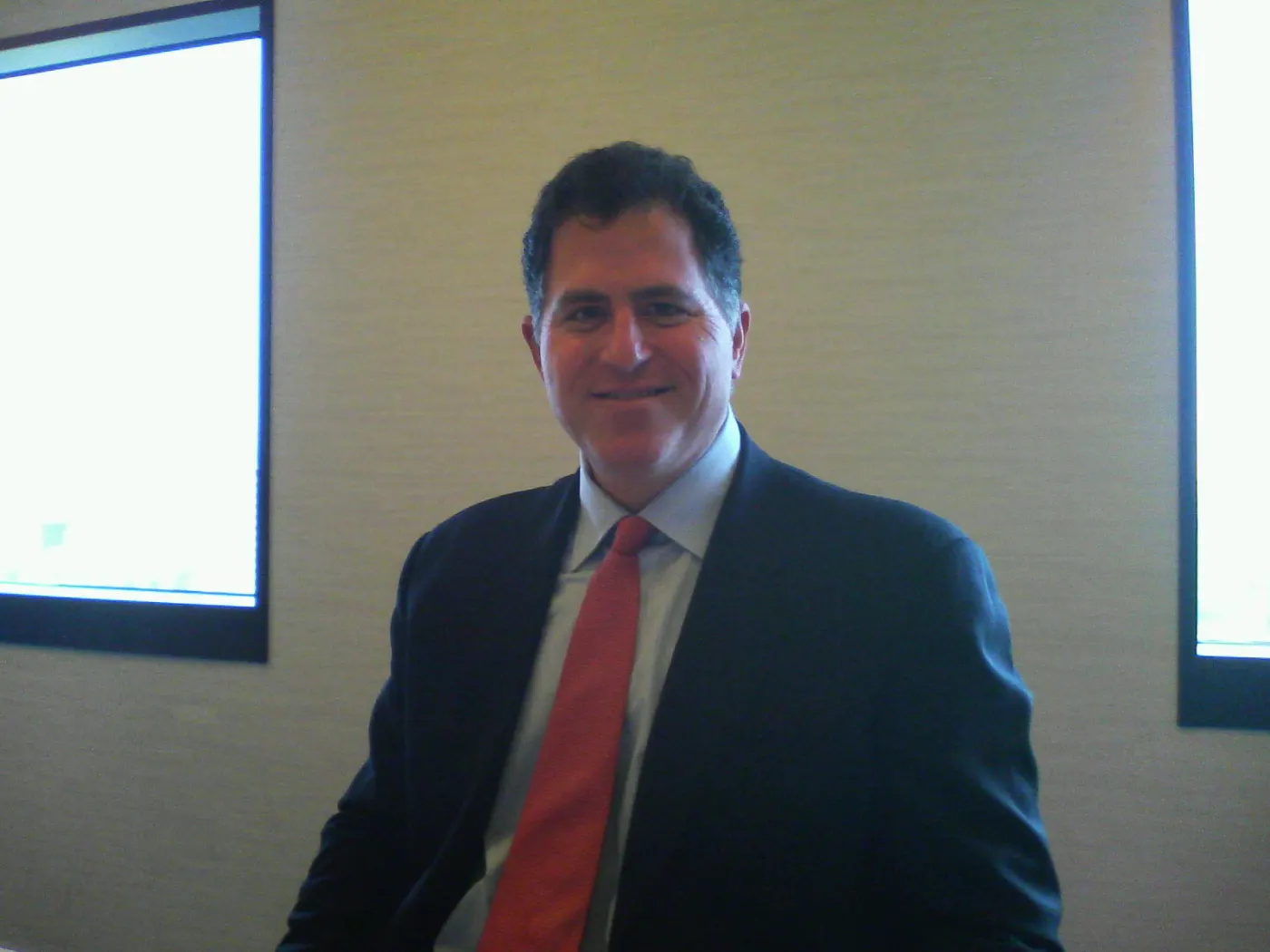 Michael Dell at a public lunch event