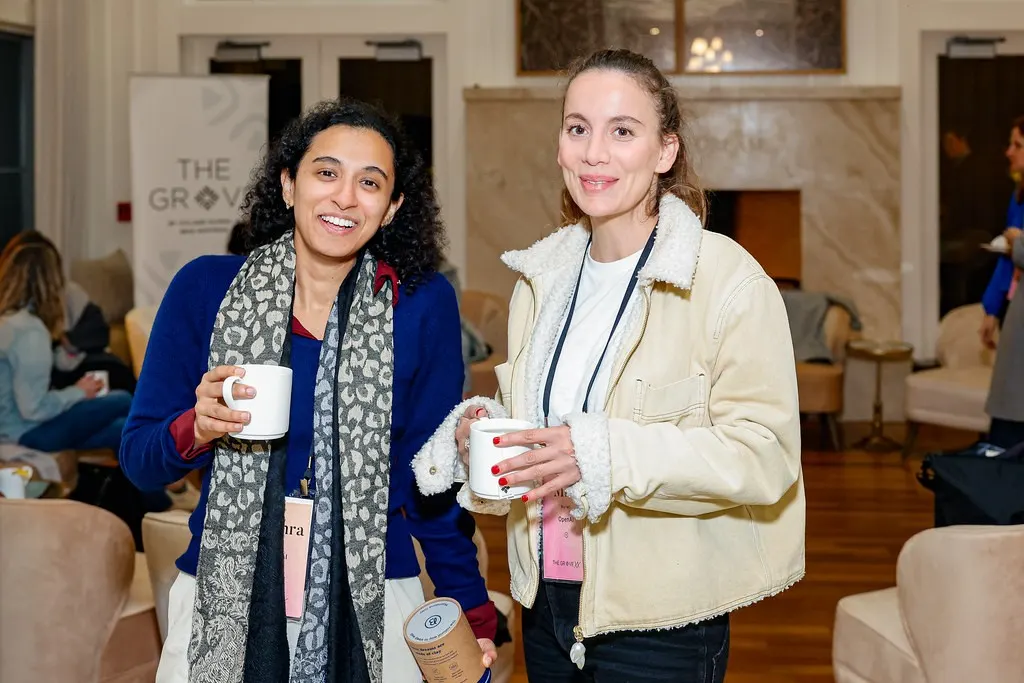 Mira Murati with co‑founder Maithra Raghu (Source: Flickr via Openverse, License: by-nc 2.0, credit: Village Global)