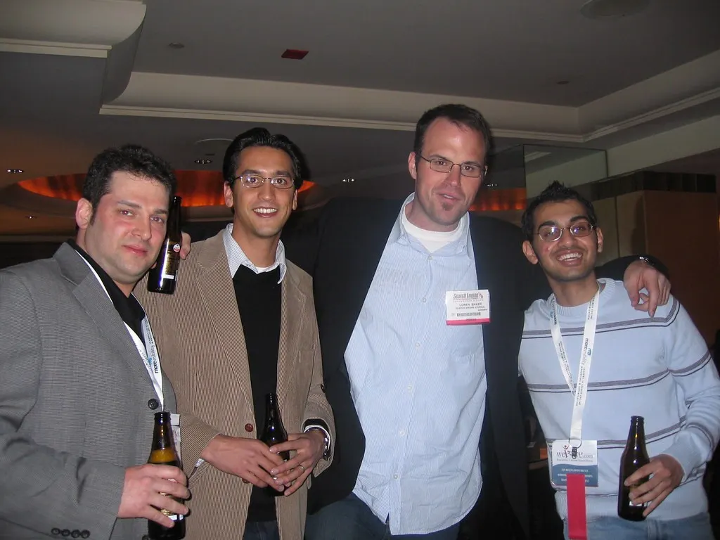 Neil Patel with fellow speakers at SES New York 2007. (Flickr via Openverse, by-nc-sa 2.0, Tamar Weinberg)