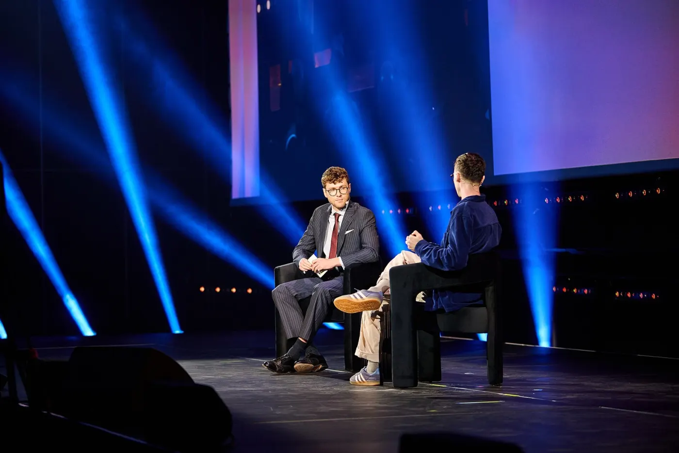 Nick Frosst at ALL IN, 2025 (Wikimedia Commons, credit needed)