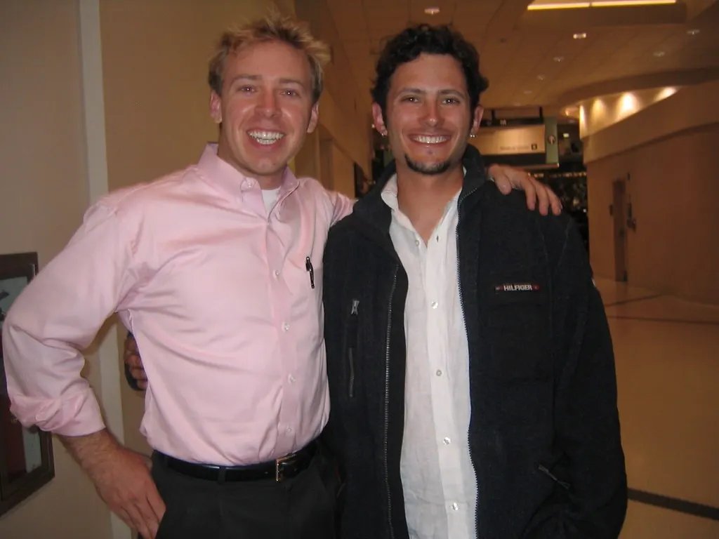 Nick Gray standing beside Noah Kagan (Flickr via Openverse, by-sa 2.0, credit: nickgraywfu)