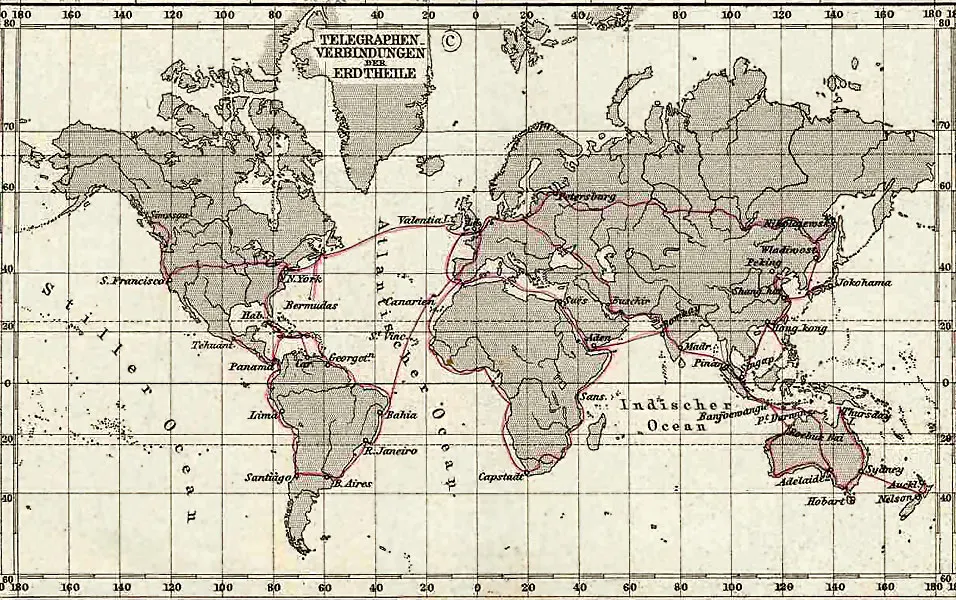 Global network / world map feel