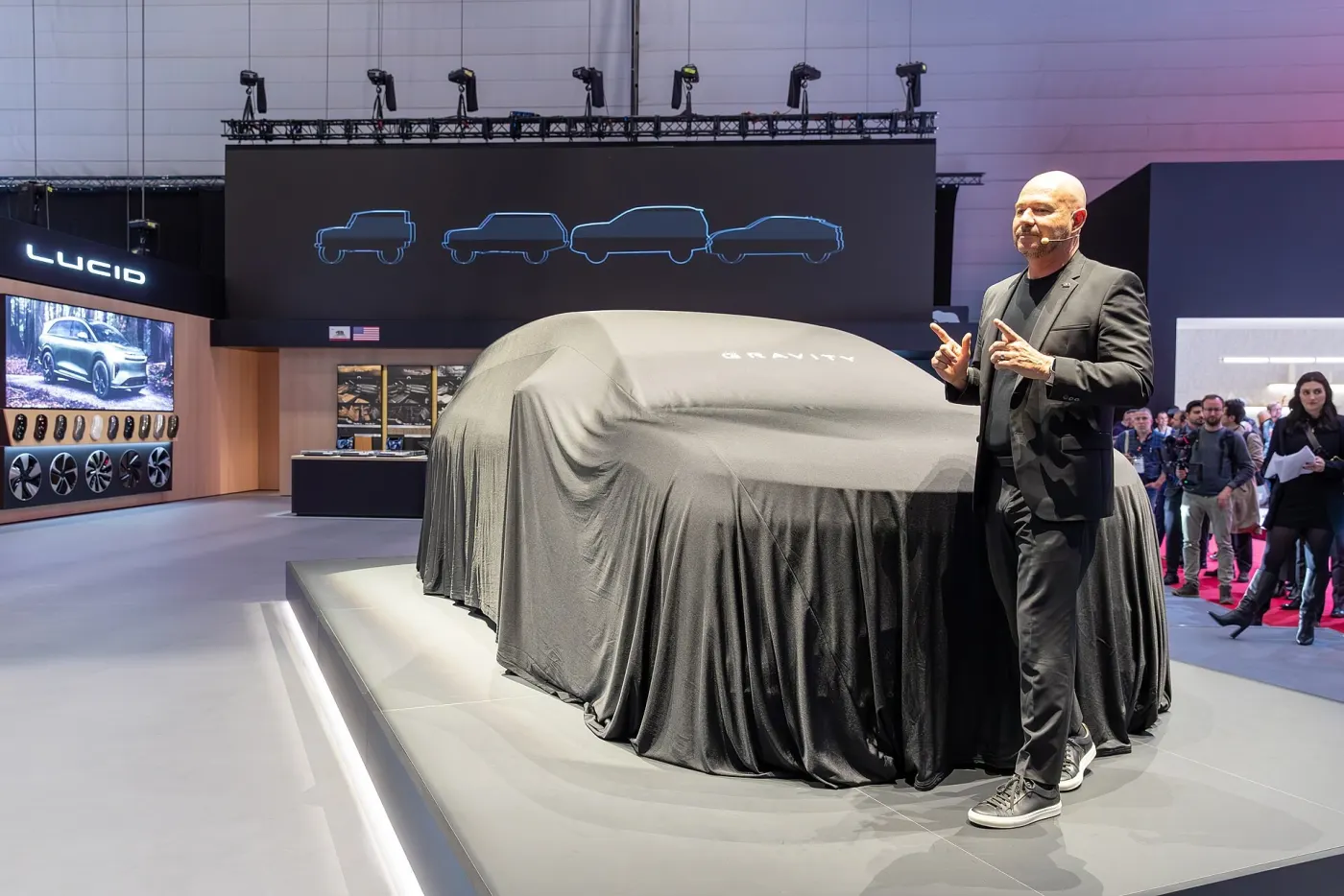 The Lucid Gravity SUV at the Geneva International Motor Show, 2024 (Wikimedia Commons, credit needed)