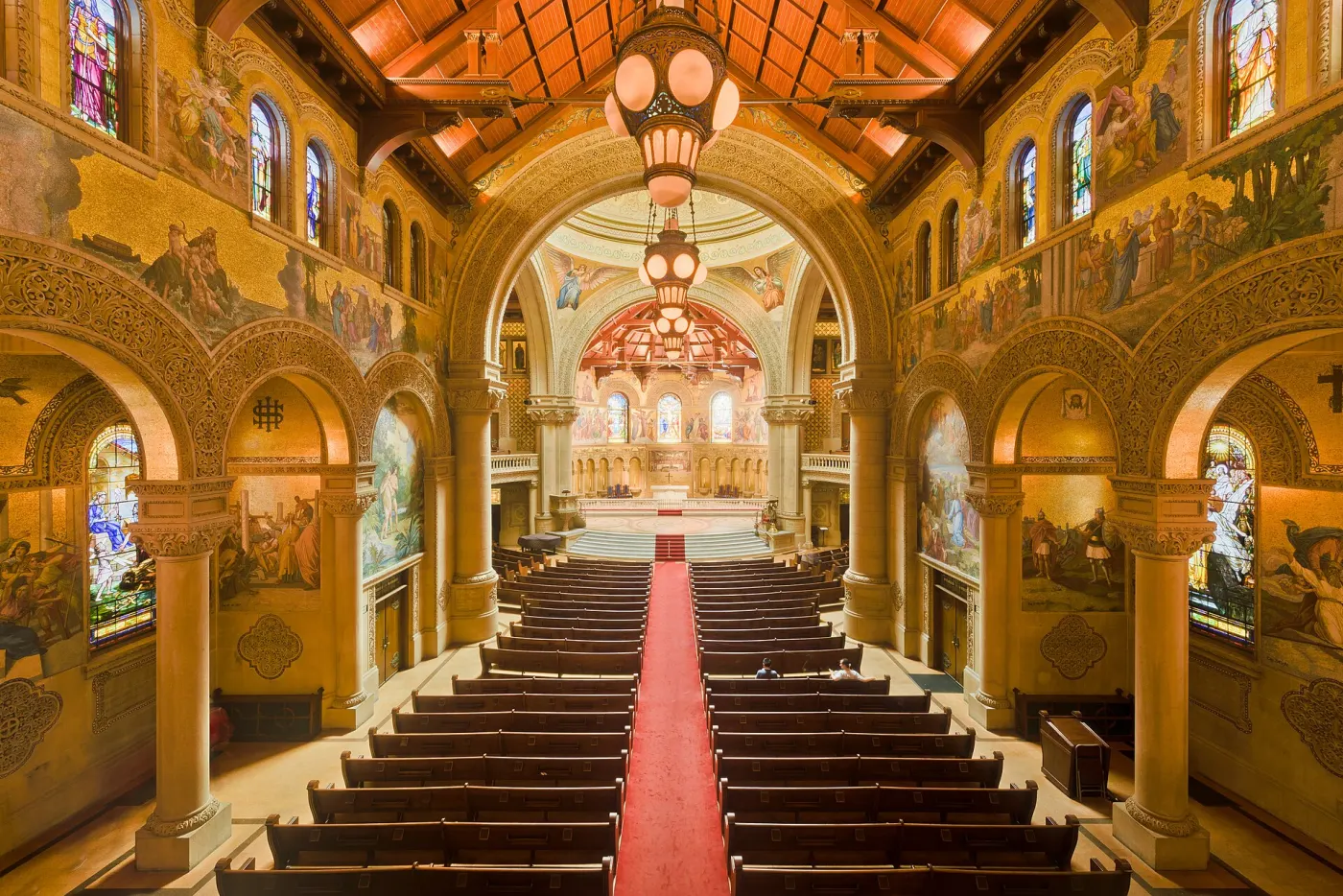 Interior of Stanford Memorial Church