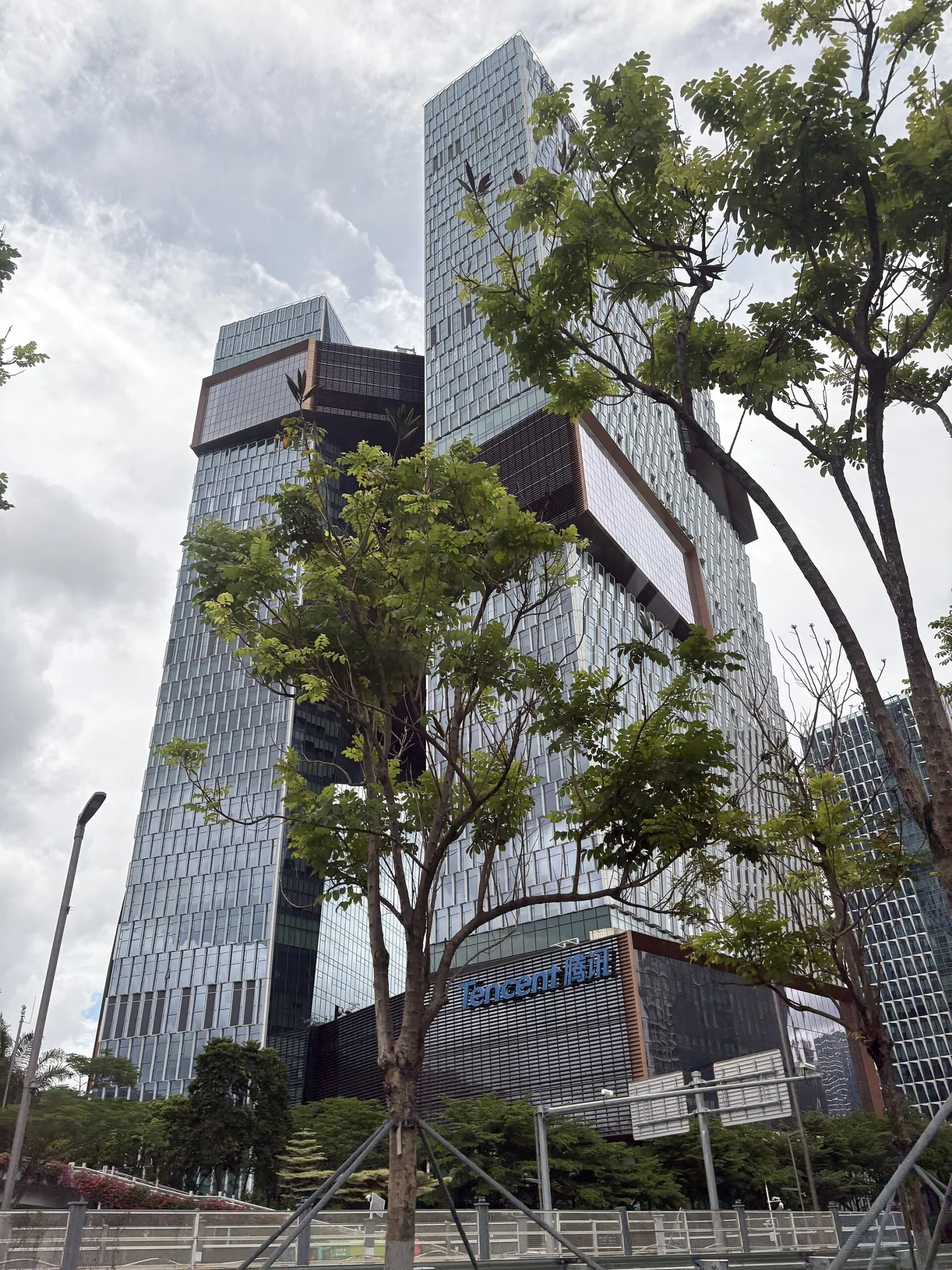 Tencent Seafront Towers, Tencent's headquarters in Shenzhen, 2026 (Wikimedia Commons, credit needed)