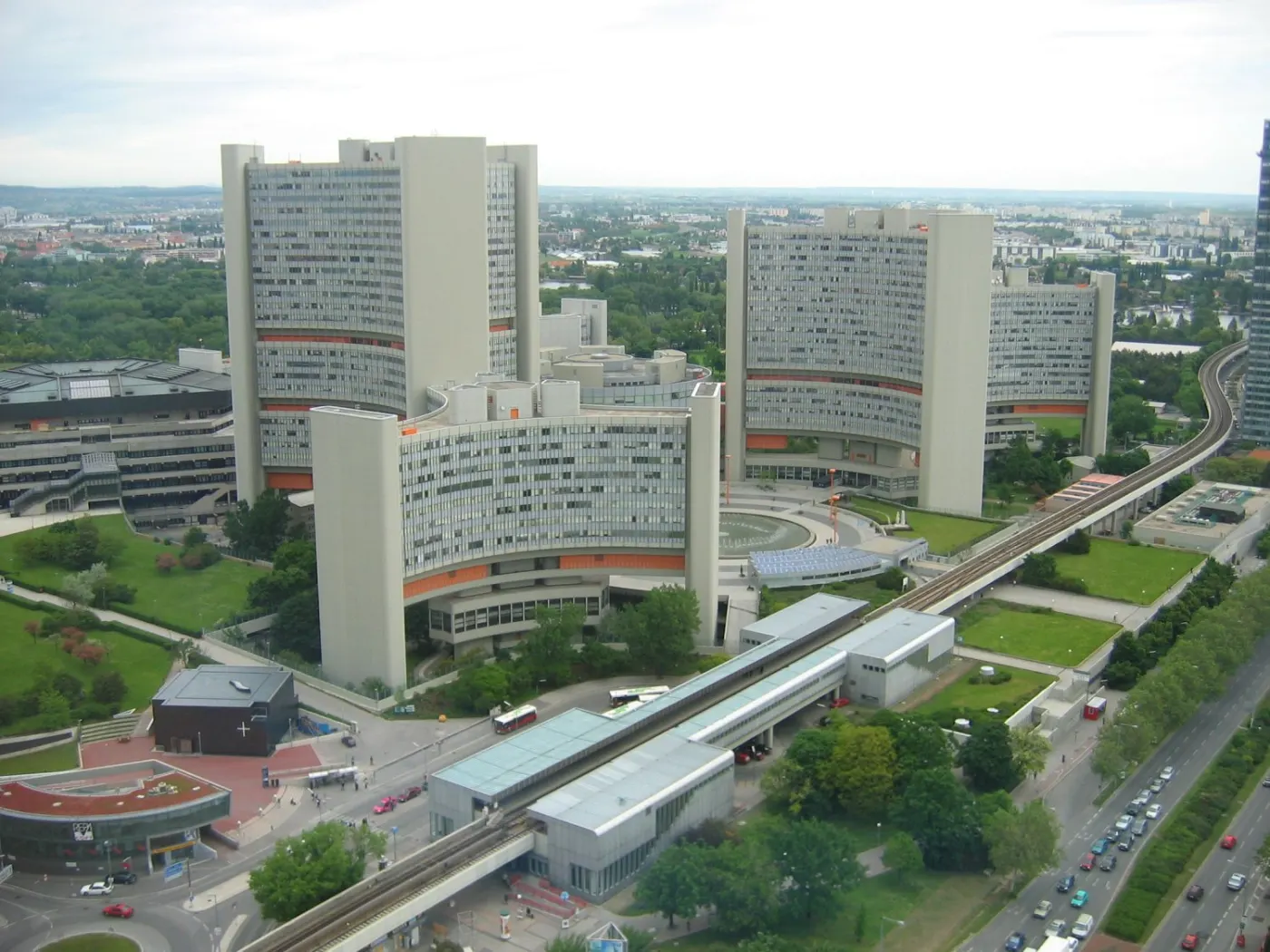 Vienna International Centre, home of UN bodies like UNIDO (Wikimedia Commons)