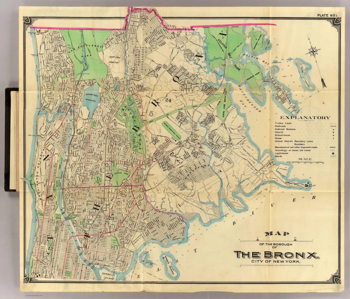 Bronx map