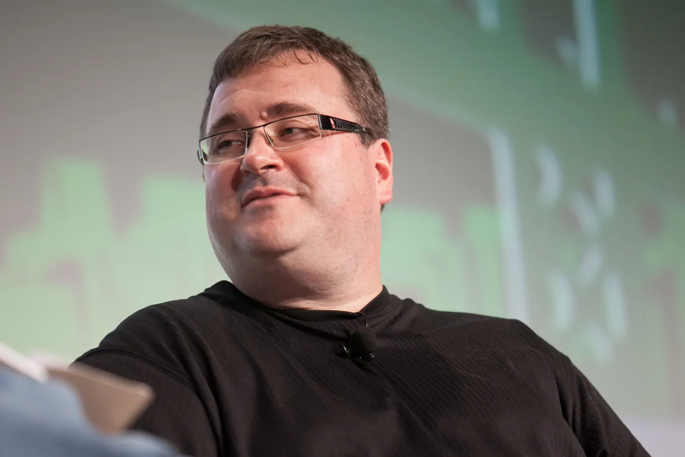 Reid Hoffman on stage