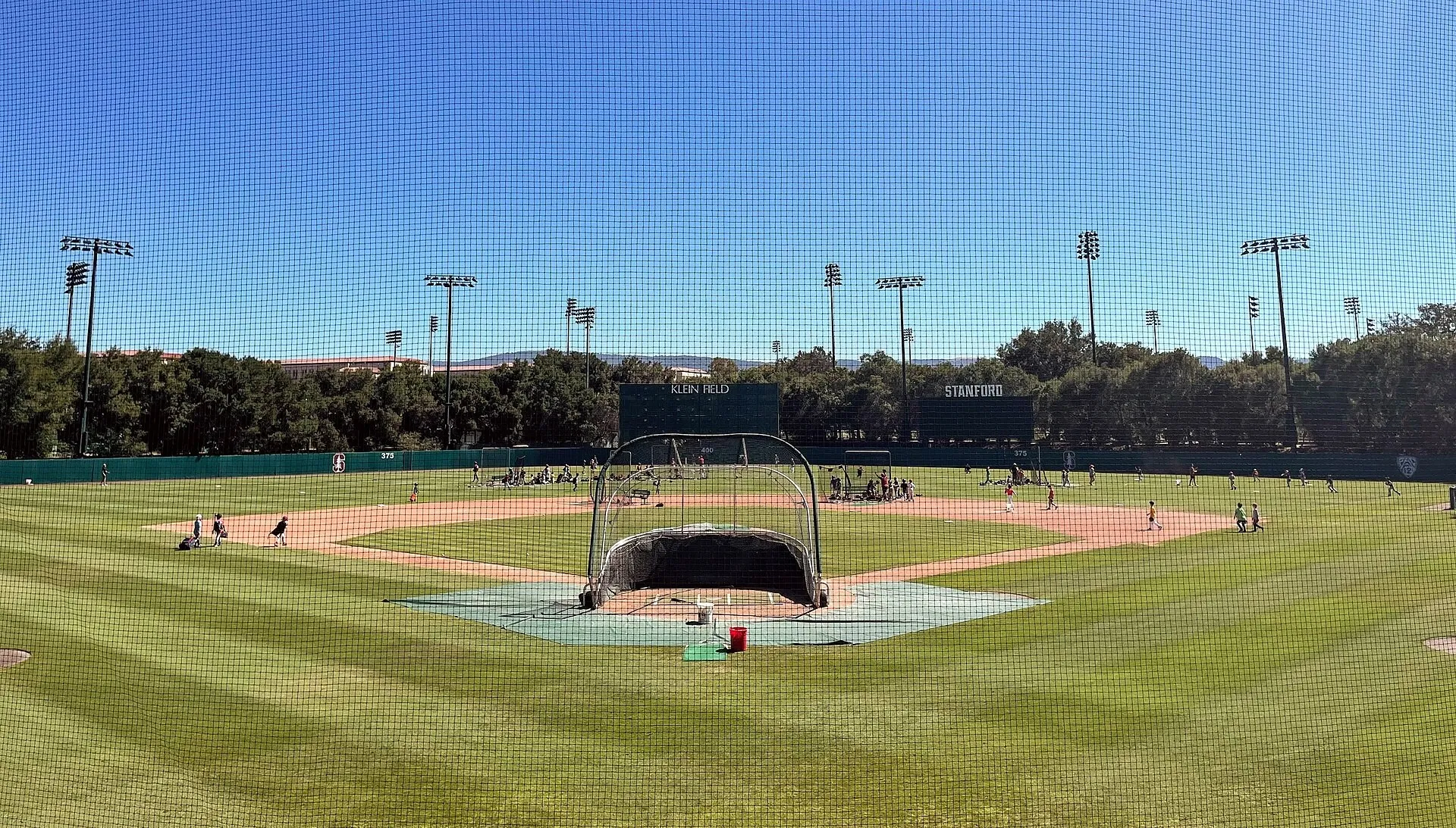 Klein Field at Sunken Diamond, Stanford's baseball stadium, where Sahil played (Wikimedia Commons, credit needed)