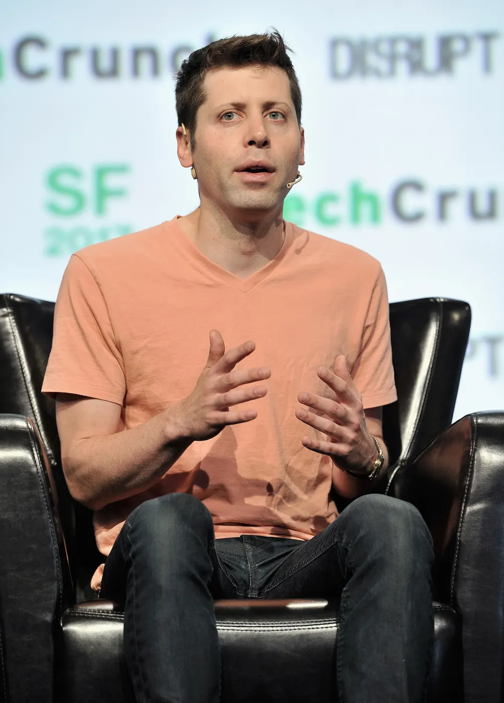 Sam Altman at TechCrunch Disrupt