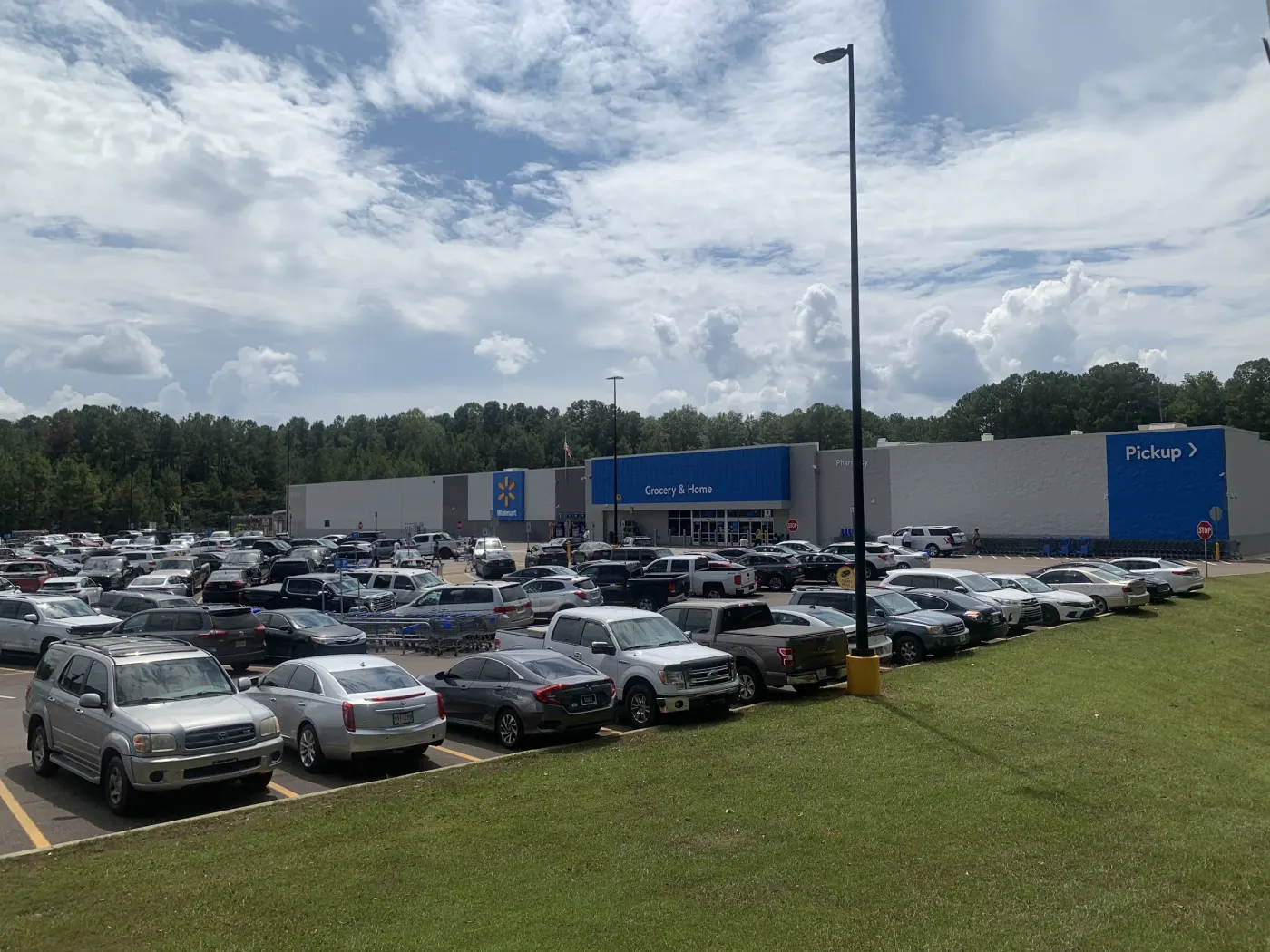 Walmart store in small-town America